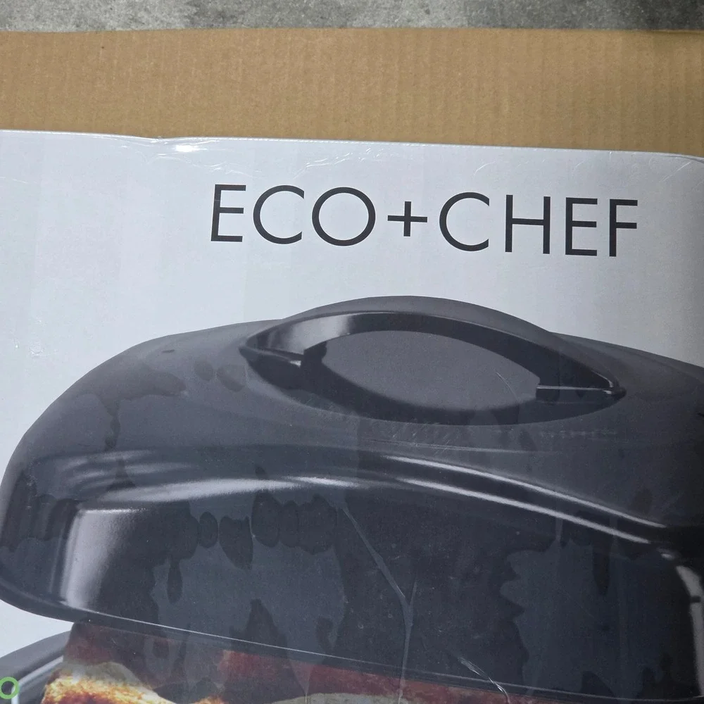 ECO+CHEF 14 Quart Roaster Oven 14QT Black‎ NEW Electric Turkey Roaster